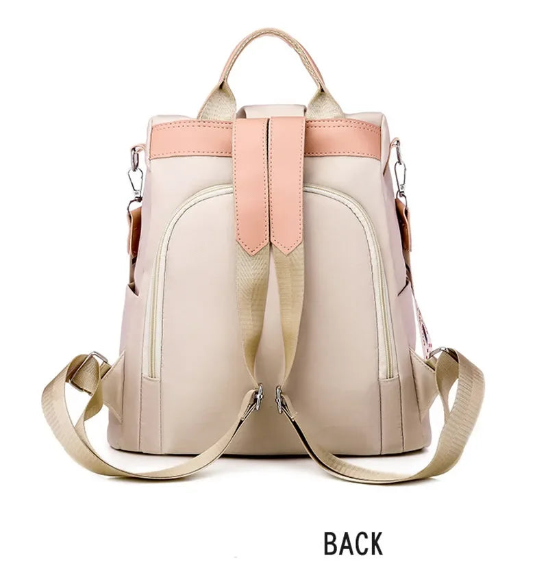 Sac à dos oxford anti vol élégant avec broderie